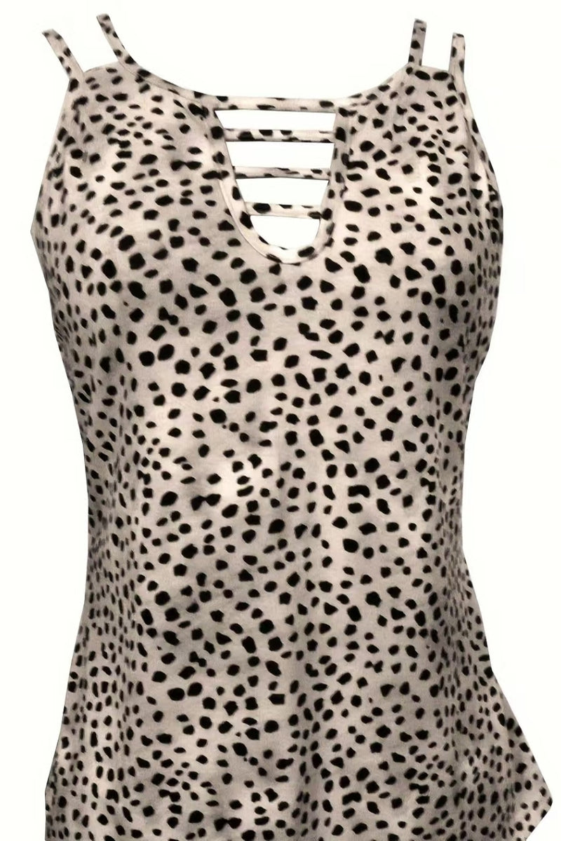Casual Polka Dot Vest Top