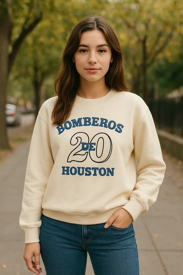 Women’s Printed Long Sleeve Sweatshirt – Casual Crewneck Pullover