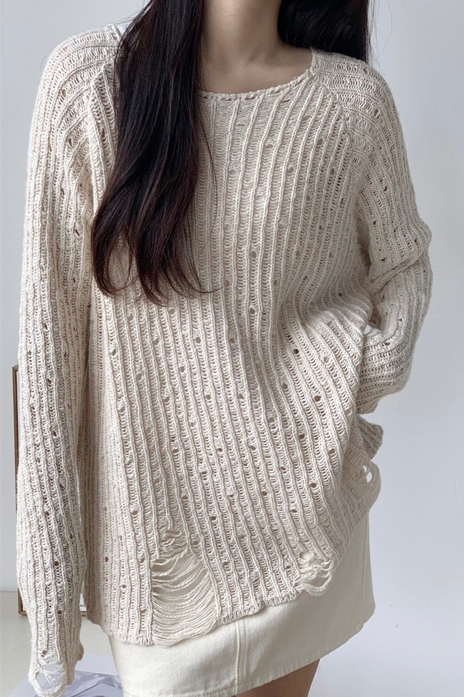 Casual Loose Knit Sweater