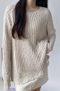 Casual Loose Knit Sweater