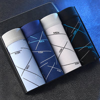 Men’s Mid-Rise Boxers Briefs - 4 Pack