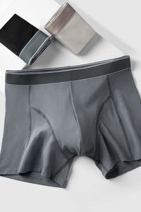 Men’s Cotton Sports Breathable 4" Boxer Briefs(4-Pack)