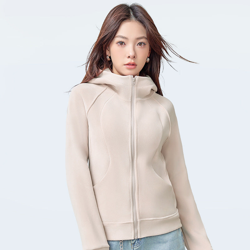 Women’s Thick Reversible Heavyweight Zippered Sweater
