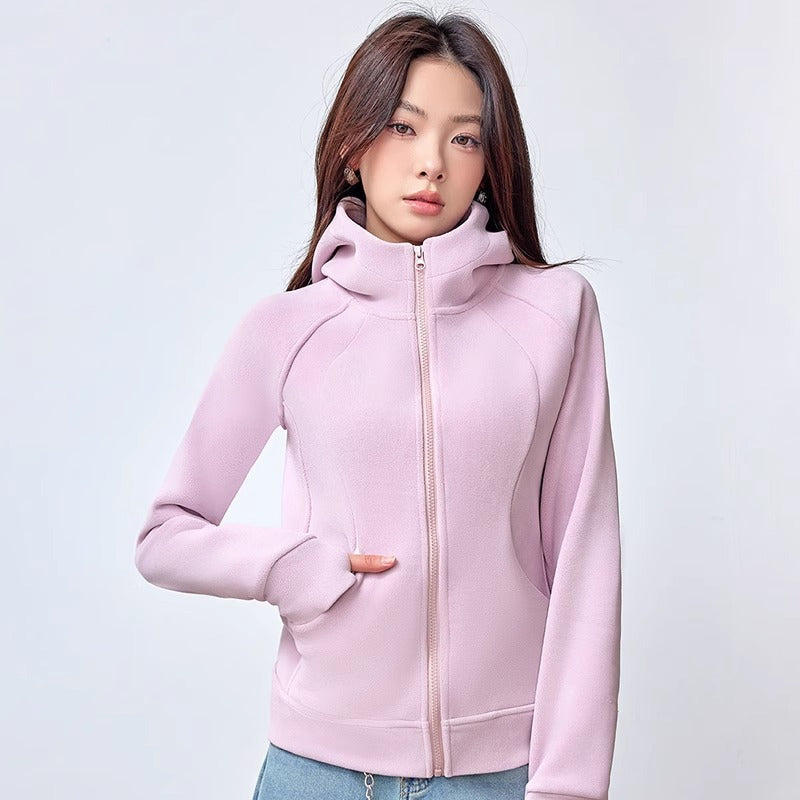 Women’s Thick Reversible Heavyweight Zippered Sweater