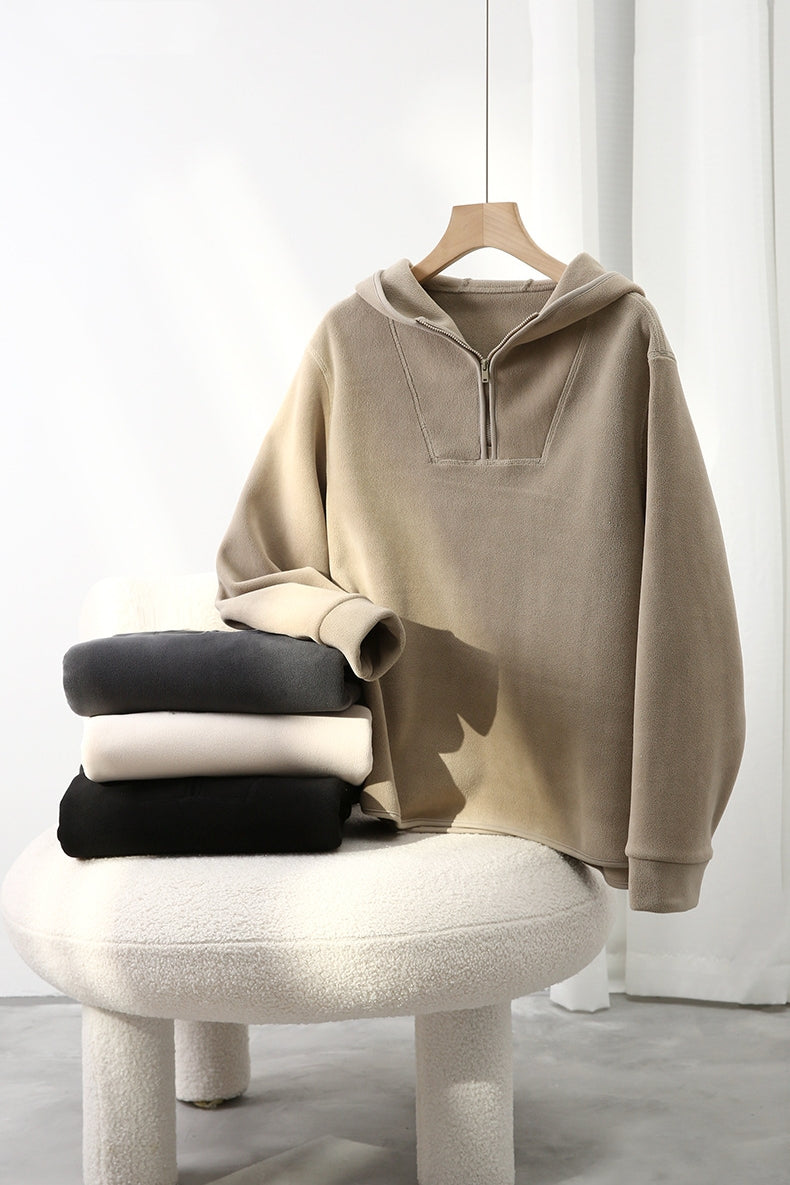 Women’s Heavyweight Oversized Hoodie – Thick & Cozy Pullover
