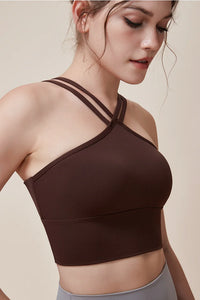 Women’s Double-Strap Sports Tank – Breathable, Stretchy & Supportive