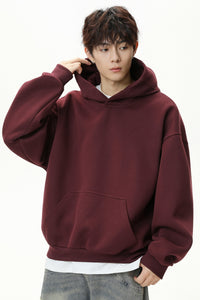 Men’s Casual Basic Pullover Hoodie – Everyday Cotton Blend Hoodie