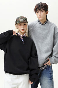 Men’s Heavyweight Crewneck Sweatshirt – Premium Space Cotton, Autumn/Winter