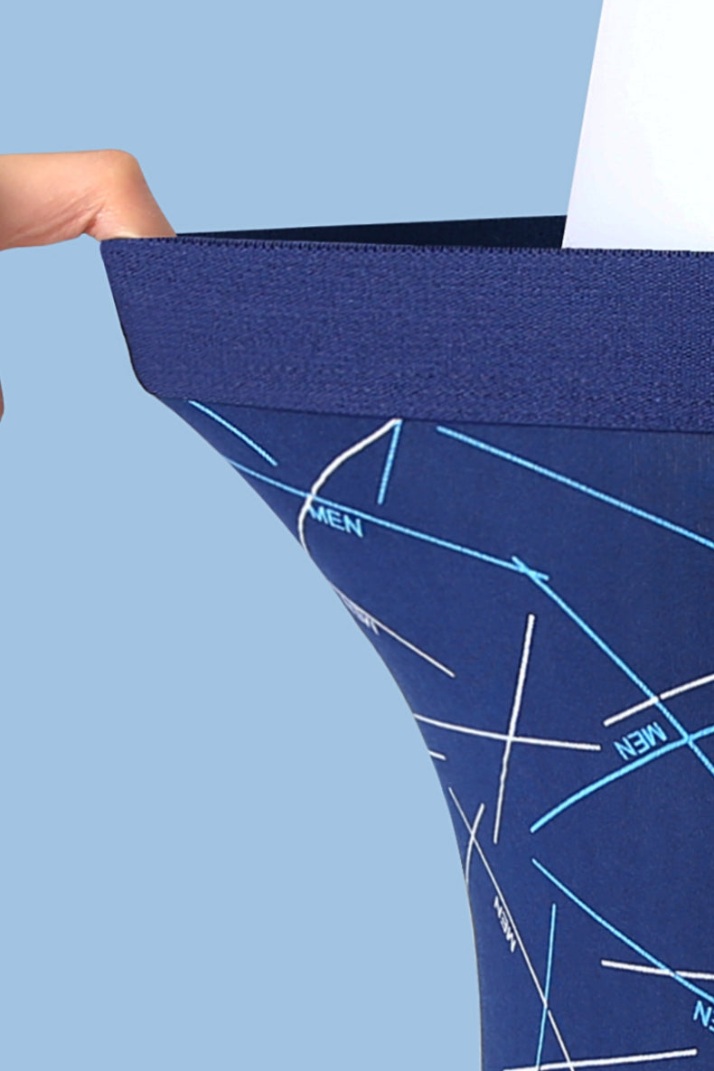 Men’s Mid-Rise Boxers Briefs - 4 Pack
