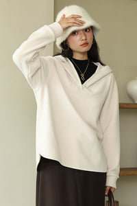 Women’s Heavyweight Oversized Hoodie – Thick & Cozy Pullover