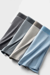 Men’s Cotton Sports Breathable 4" Boxer Briefs(4-Pack)