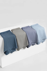 Men’s Modal Cotton Breathable 4" Boxer Briefs (4-Pack)