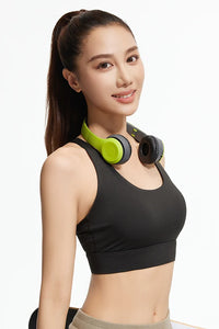 Women’s Mesh Cross-Back Shockproof Sports Bra – Supportive & Breathable Active Top
