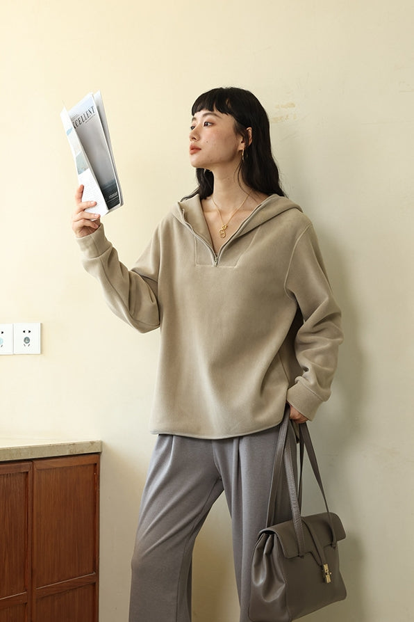 Women’s Heavyweight Oversized Hoodie – Thick & Cozy Pullover