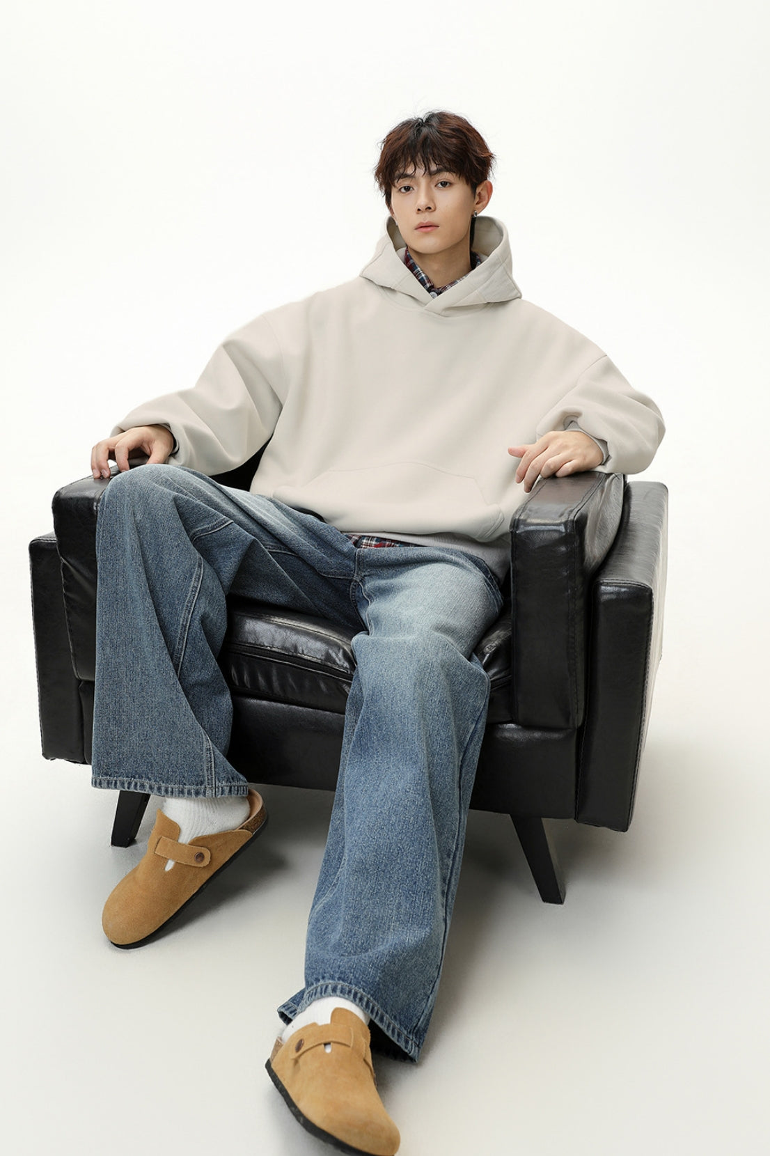 Men’s Casual Basic Pullover Hoodie – Everyday Cotton Blend Hoodie