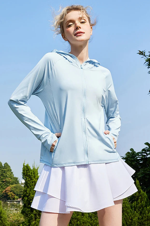 Women’s UPF 50+ UV Protection Lightweight Summer Jacket – Breathable, Quick-Dry Sun Shield