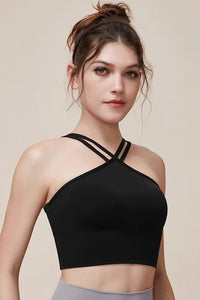 Women’s Double-Strap Sports Tank – Breathable, Stretchy & Supportive