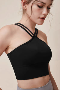 Women’s Double-Strap Sports Tank – Breathable, Stretchy & Supportive