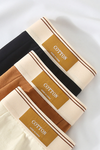 Men’s Cotton Antibacterial 4" Boxers Briefs (4-Pack)