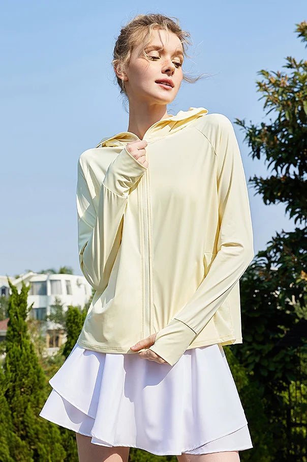 Women’s UPF 50+ UV Protection Lightweight Summer Jacket – Breathable, Quick-Dry Sun Shield