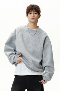 Men’s Heavyweight Crewneck Sweatshirt – Premium Space Cotton, Autumn/Winter