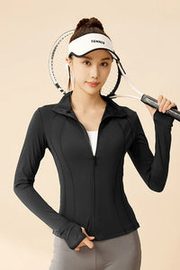 Women’s Slim Fit UV Protection Jacket – Stand Collar, Lightweight & Breathable Sun Shield