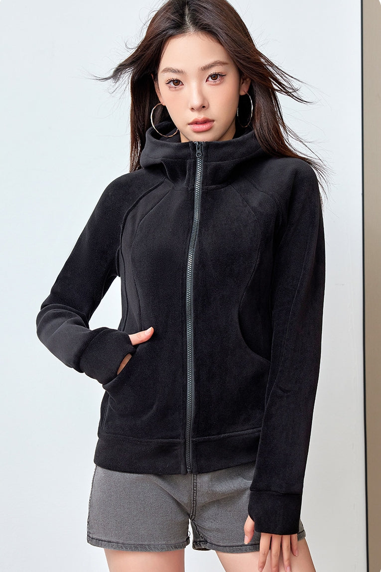 Women’s Thick Reversible Heavyweight Zippered Sweater