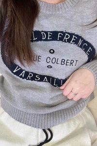 Round-Neck Loose Fit Sweater