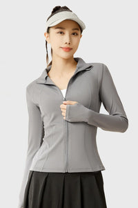 Women’s Slim Fit UV Protection Jacket – Stand Collar, Lightweight & Breathable Sun Shield