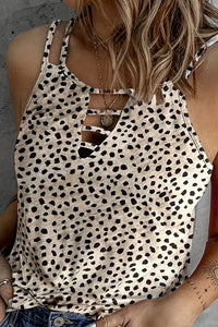 Casual Polka Dot Vest Top