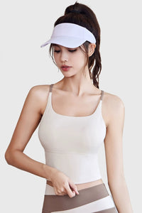Padded Camisole Yoga Tank Top – Built-In Support for Active Comfort