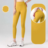Women’s High-Waisted Seamless Peach-Lift Yoga Pants – Sculpting, Cooling & Flexible