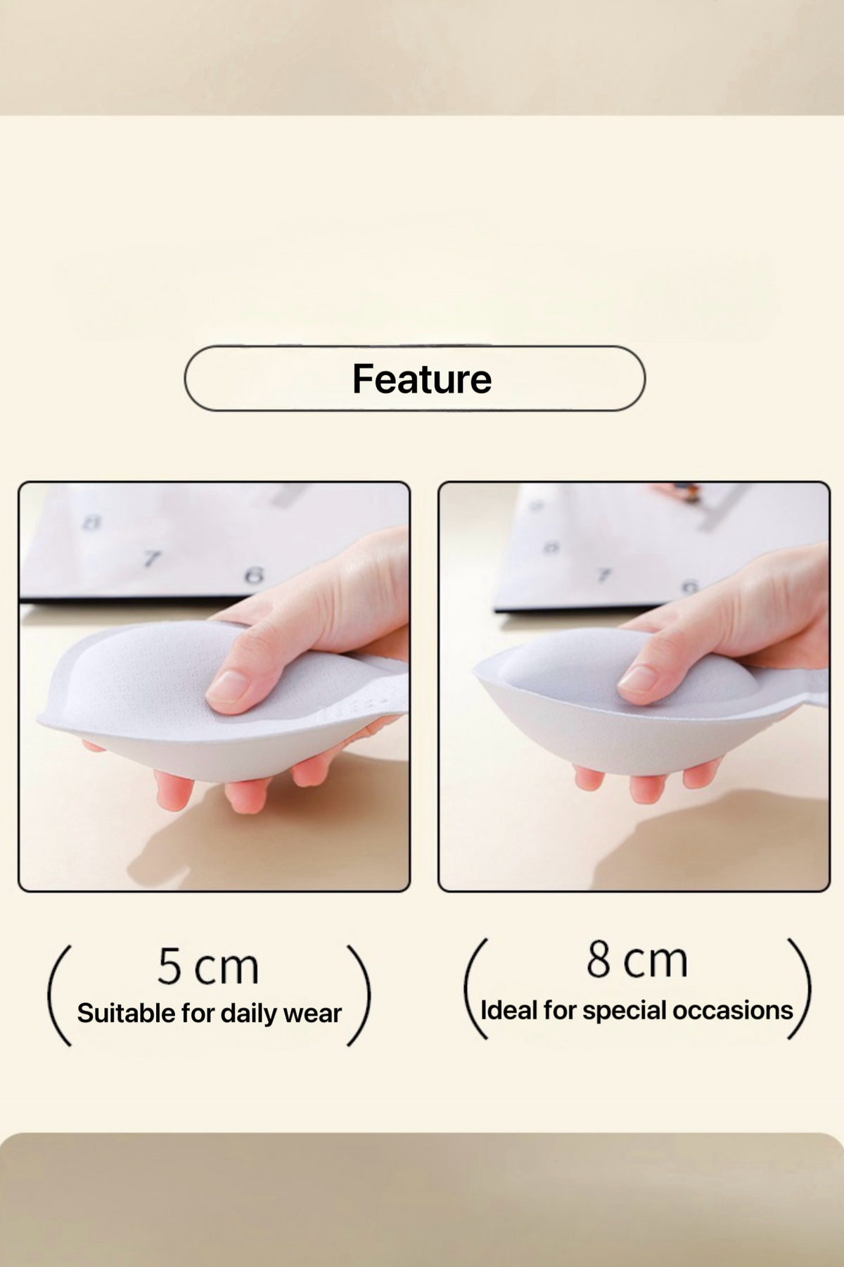 Cami Tank Top with Removable Pads (5cm & 8cm)
