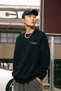 Retro American Graphic Crew Neck Sweatshirt – Oversized Pullover