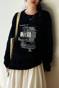 Cotton Printed Long Sleeve