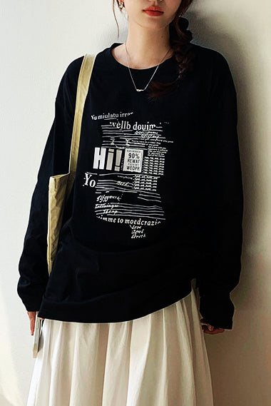 Cotton Printed Long Sleeve