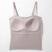 Push-Up Seamless Spaghetti Strap Camisole – Built-In Support & Smooth Fit