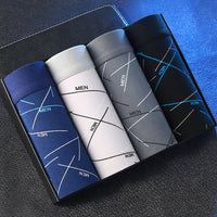 Men’s Mid-Rise Boxers Briefs - 4 Pack
