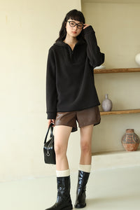 Women’s Heavyweight Oversized Hoodie – Thick & Cozy Pullover