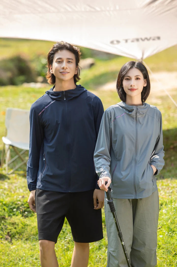 Men's Ice Silk UV Protection Jacket – Lightweight, Stretchy, Sun-Proof Outer Layer