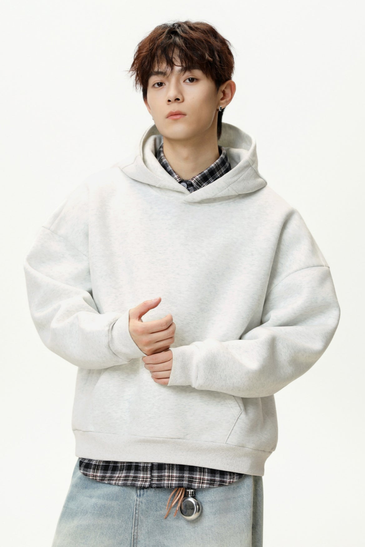Men’s Casual Basic Pullover Hoodie – Everyday Cotton Blend Hoodie