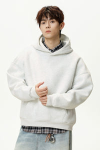 Men’s Casual Basic Pullover Hoodie – Everyday Cotton Blend Hoodie