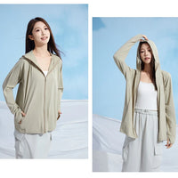 Women’s Plus-Size UV Protection Sun Coat – Loose Fit & Breathable Lightweight Layer