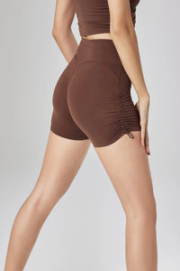 Women’s High-Waist Hip Lift Yoga Shorts – Breathable Nylon, Sculpting & Summer Ready