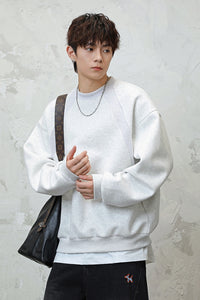 Men’s Heavyweight Crewneck Sweatshirt – Premium Space Cotton, Autumn/Winter