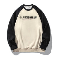 Men’s Color Contrast Patchwork Raglan Sleeve Sweatshirt – Trendy Fall & Winter Pullover