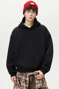 Men’s Casual Basic Pullover Hoodie – Everyday Cotton Blend Hoodie