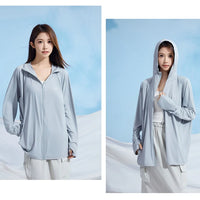 Women’s Plus-Size UV Protection Sun Coat – Loose Fit & Breathable Lightweight Layer