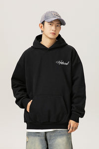 Retro Heavyweight Hoodie – Embroidered Lettering