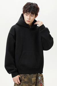 Men’s Casual Basic Pullover Hoodie – Everyday Cotton Blend Hoodie
